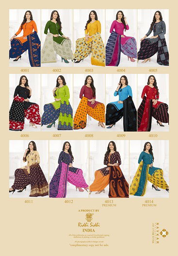 Riddhi Siddhi Palak 4 Latest Fancy Designer Casual Wear Cotton Printed Readymade Salwar Suit Collection
